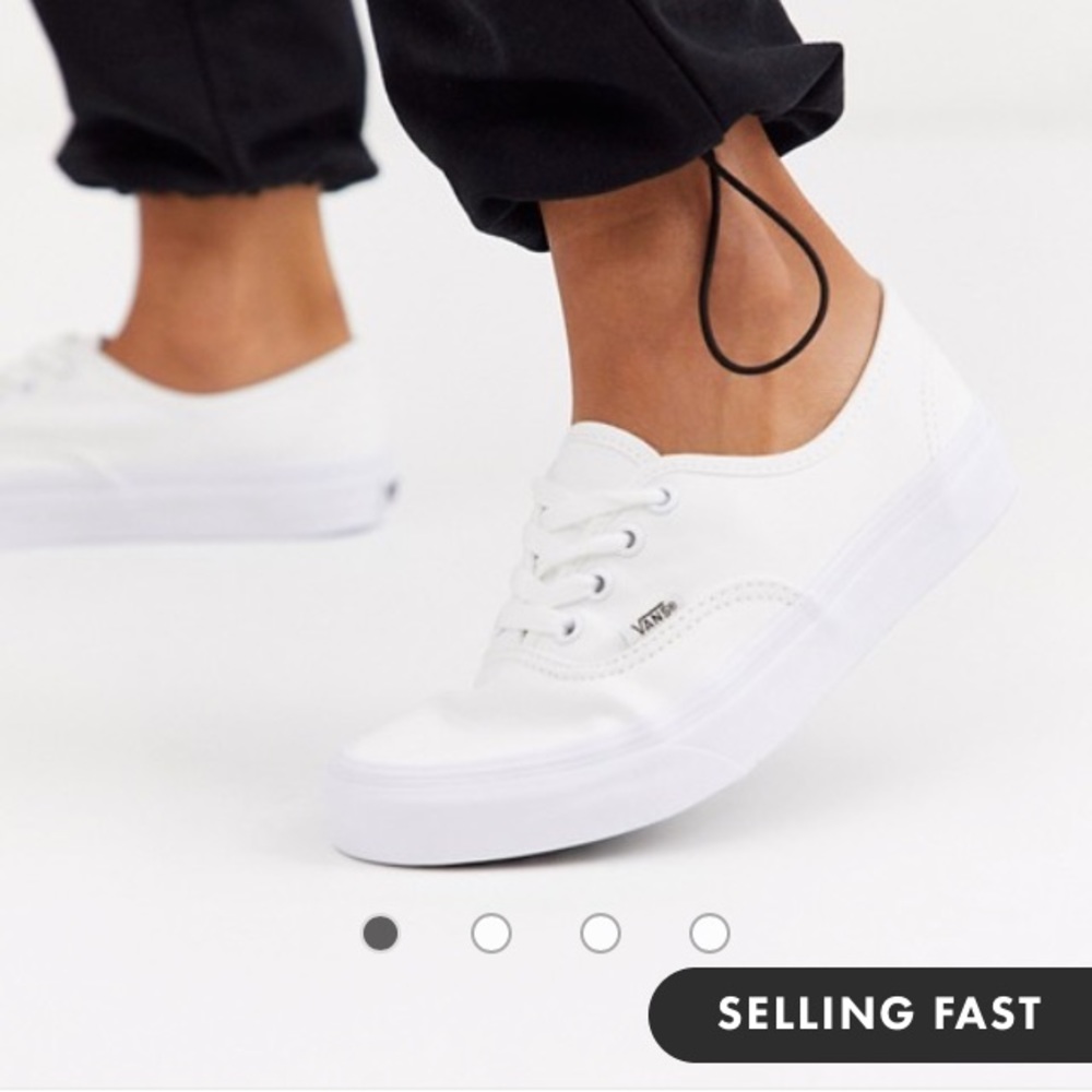 Vans Classic Authentic triple white sneakers